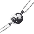 4pc Loving Cat Necklace & Ring Set